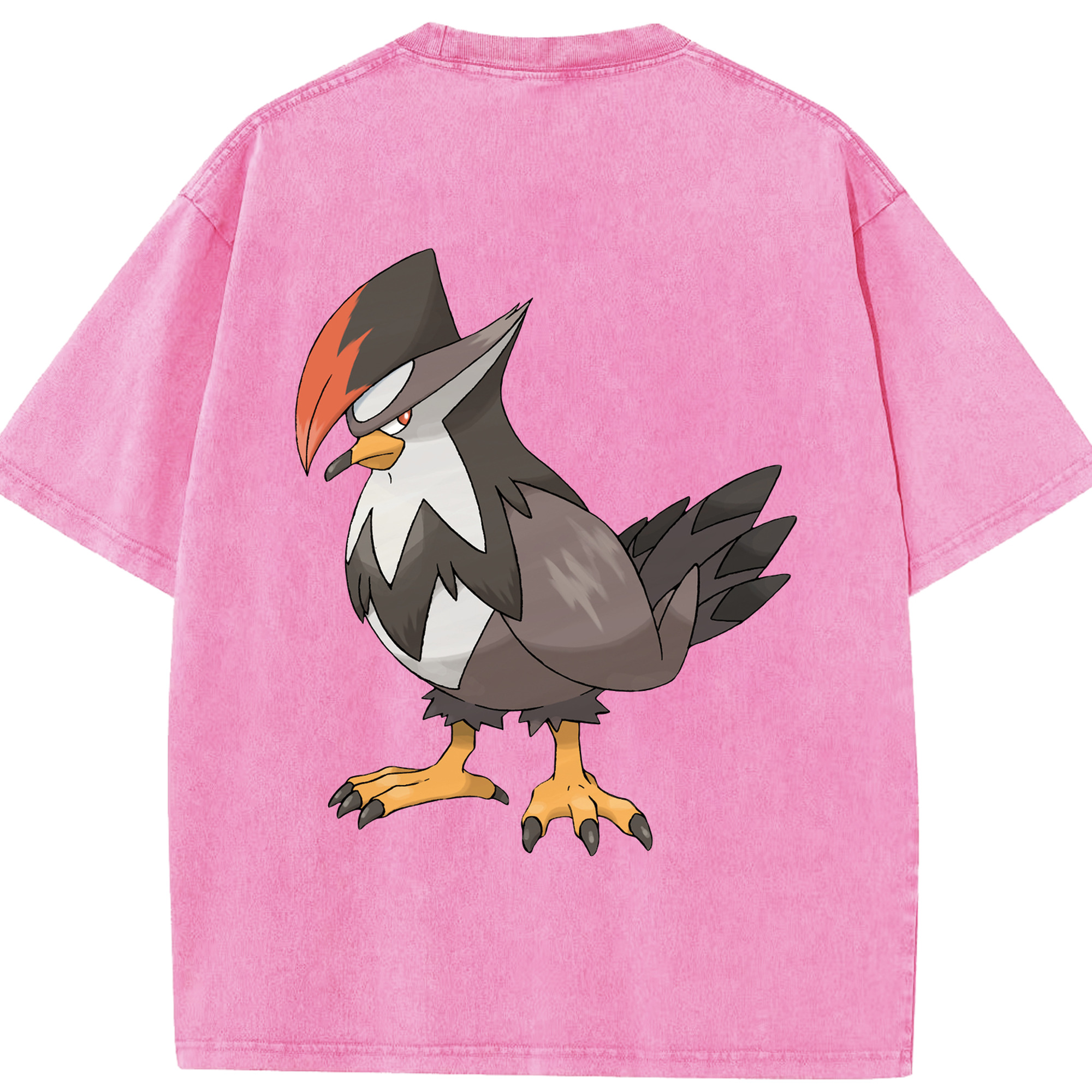 （画像用） ポケットモンスター Pokémon 綿100% ヴィンテージ風 半袖Tシャツ（背面プリント）